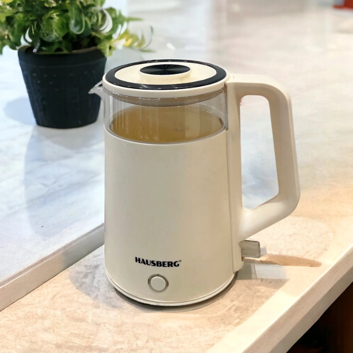 HAUSBERG HB-3619BJ Waterkoker 2L 1800W Dubbelwandig