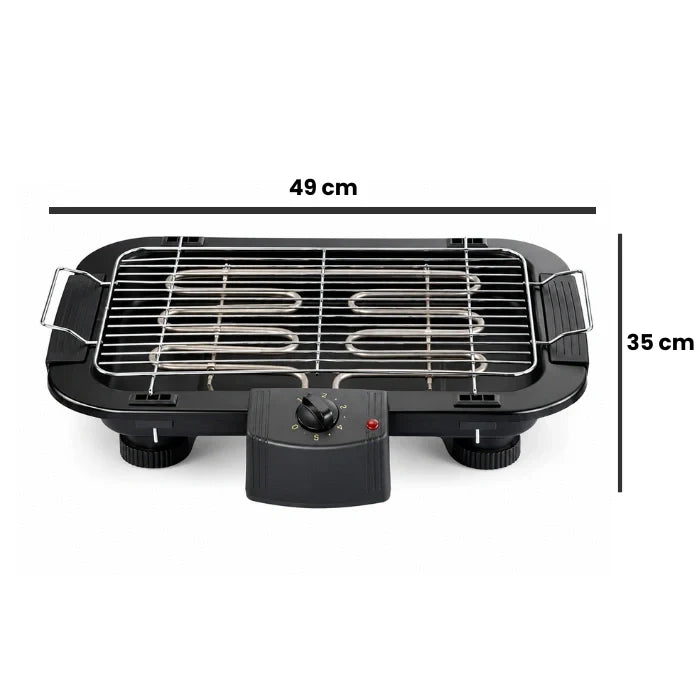 HAUSBERG HB-530NG Elektrische Grill 2000W met Afneembare Plaat en Thermostaat