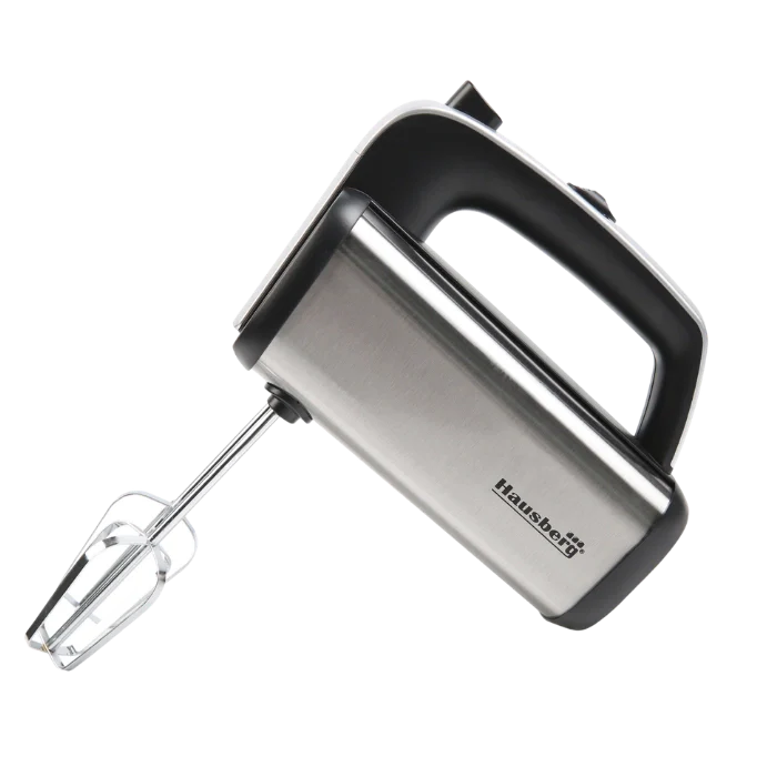 HAUSBERG HB-4201NG Handmixer 5 Snelheden 400W Zwart Roestvrij staal