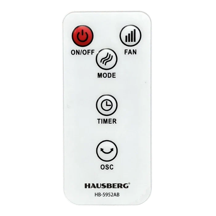 HAUSBERG HB-5952AB Torenventilator van 38 Inch met Afstandsbediening en LED-Display