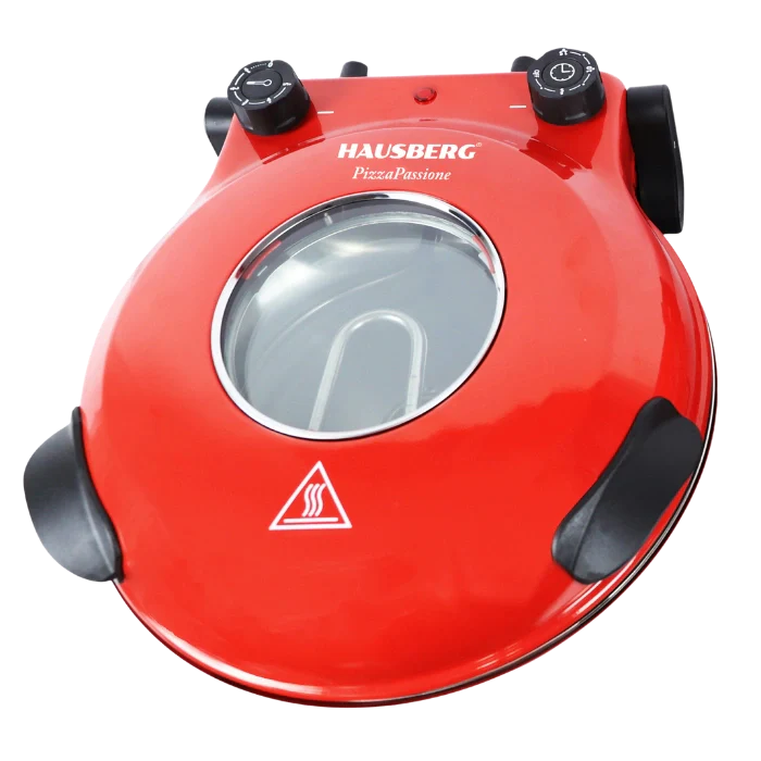 HAUSBERG HB-675RS XL Pizzaoven 405°C met Rode Pizzasteen
