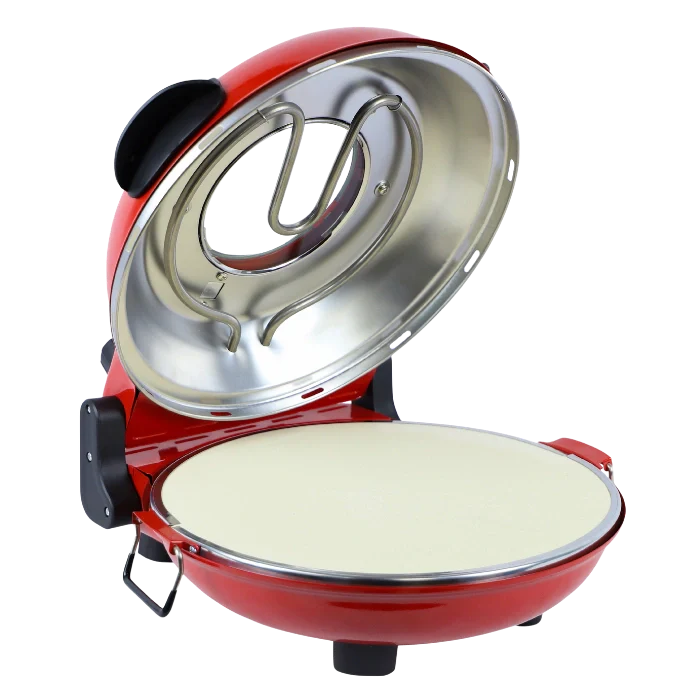 HAUSBERG HB-675RS XL Pizzaoven 405°C met Rode Pizzasteen