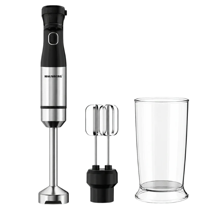 HAUSBERG HB-7704IN 2-in-1 Handmixer 1000W met Garde en Maatbeker